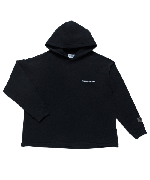 TEN PAST SEVEN(テン ファスト セブン)の「オーバーサイズフードパーカー - ブラック(パーカー・メンズ・その他・SMALL/MEDIUM/LARGE)」の1枚目の写真