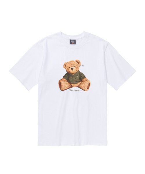 TEDDYISLAND(テディアイランド)の「リアルテディ 半袖 ホワイト(Tシャツ/カットソー・メンズ・その他・MEDIUM/LARGE)」の1枚目の写真