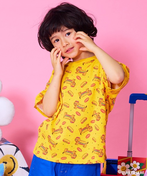 セール】【wiggle wiggle】別注ワッフルソウガラ半袖T（Tシャツ