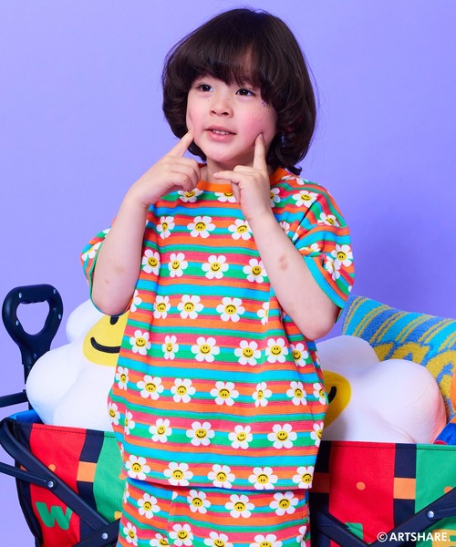 セール】【wiggle wiggle】別注ワッフルソウガラ半袖T（Tシャツ