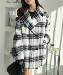 オンにもオフにも活躍!流行に左右されないベーシックなシルエットが魅力のミドル丈シャギーコート