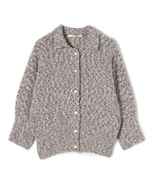 BACCA | 【WEB先行予約】ファンシーヤーン ポロカラーカーディガン(カーディガン/ボレロ)