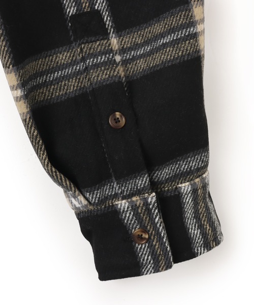JORDAN BRAND(ジョーダンブランド)の「JORDAN BRAND M J FLT CLB FLANNEL SHIRT / ジョーダン ブランド FLT CLB フランネル シャツ L/S トップ / NIKE【SP】(シャツ/ブラウス・メンズ・ブラック・M/L/XL/XXL)」の5枚目の写真