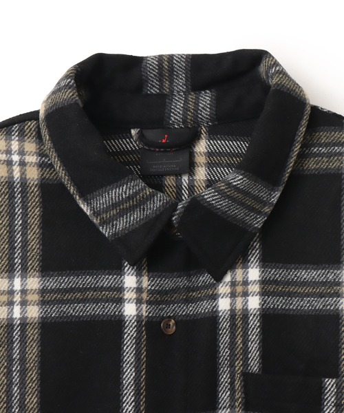 JORDAN BRAND(ジョーダンブランド)の「JORDAN BRAND M J FLT CLB FLANNEL SHIRT / ジョーダン ブランド FLT CLB フランネル シャツ L/S トップ / NIKE【SP】(シャツ/ブラウス・メンズ・ブラック・M/L/XL/XXL)」の2枚目の写真