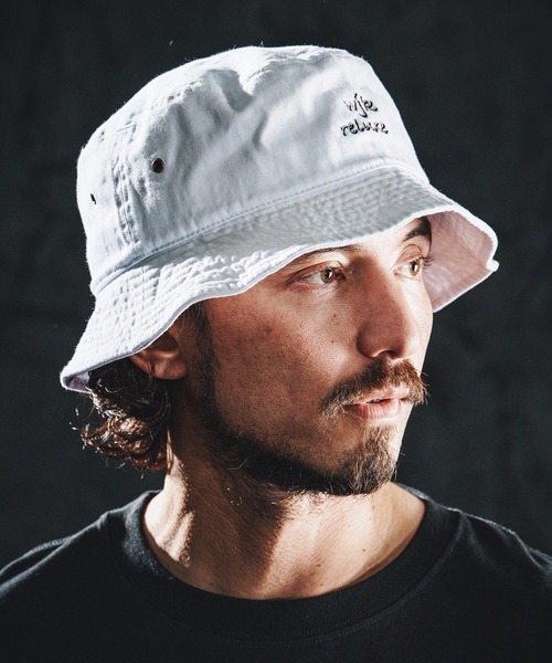 mko13340-logo embroidery bucket hat バケットハット(WR26S-32