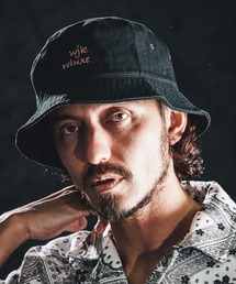 wjk reluxe（ダブルジェーケーリラックス）の「mko13340-logo embroidery bucket hat バケットハット(WR26S-32)（ハット）」