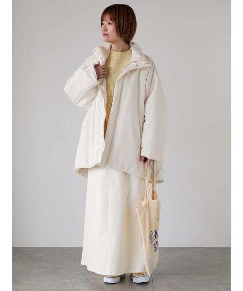 Lugnoncure(ルノンキュール)の「ピーチヤーン求心柄編みニット(ニット/セーター・レディース・イエロー/グレー/オフホワイト/ミント/ネイビー・F)」の15枚目の写真