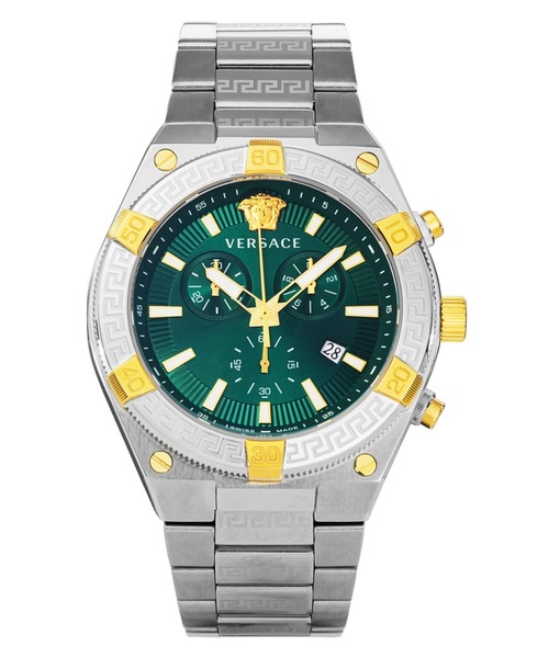 VERSACE(ヴェルサーチ)の「VERSACE/ヴェルサーチェ SPORTY GRECA 腕時計 VS-VESO01524 メンズ(アナログ腕時計・メンズ・グリーン・FREE)」の3枚目の写真