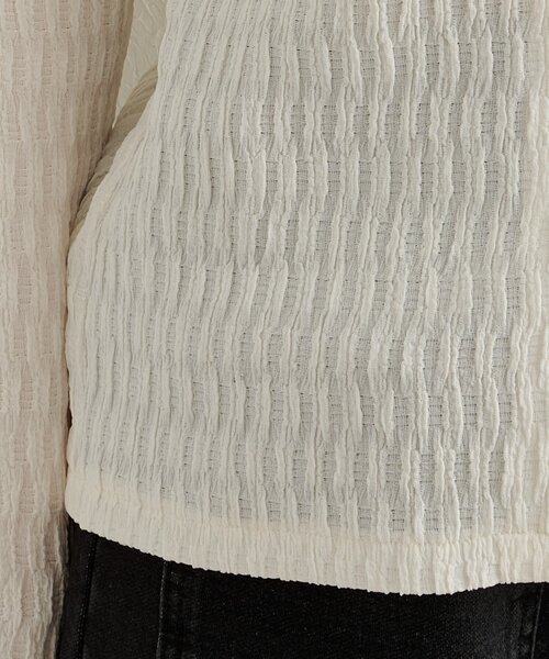 Omekashi（オメカシ）の「SILVER釦カーディガン（カーディガン/ボレロ・レディース・オフホワイト/ブルー/ブラック・FREE）」の21枚目の写真