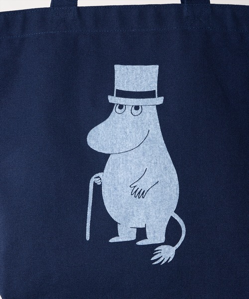 salle de bal（サルデバル）の「【 MOOMIN / ムーミン 】 THE CLASSICS　トートバッグ　WNI（トートバッグ・レディース・ブラック/グリーン/インディゴブルー/グレー・FREE）」の6枚目の写真