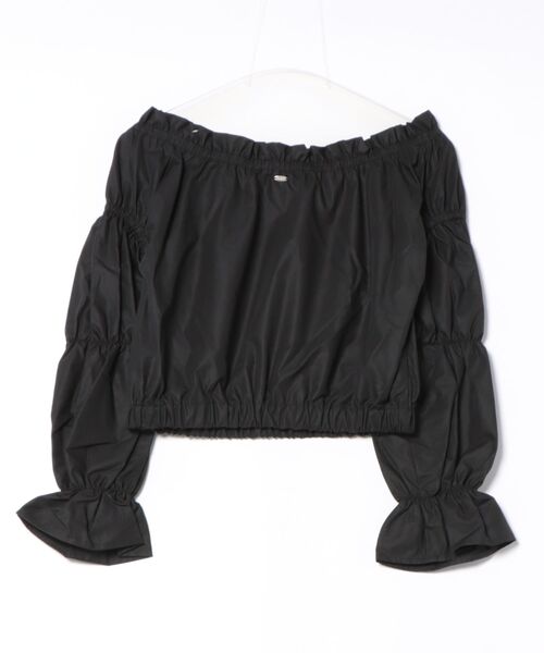 LUDICRUM（ルーディクルム）の「Off shoulder blouse（シャツ/ブラウス・レディース・ブラック/オフホワイト/ライトイエロー・FREE）」の9枚目の写真