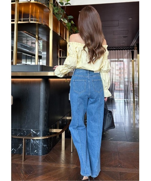 LUDICRUM（ルーディクルム）の「Off shoulder blouse（シャツ/ブラウス・レディース・ブラック/オフホワイト/ライトイエロー・FREE）」の18枚目の写真