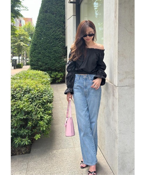 LUDICRUM（ルーディクルム）の「Off shoulder blouse（シャツ/ブラウス・レディース・ブラック/オフホワイト/ライトイエロー・FREE）」の14枚目の写真