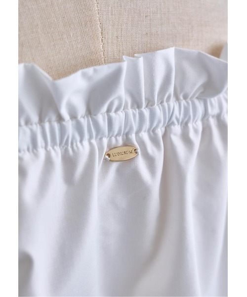 LUDICRUM（ルーディクルム）の「Off shoulder blouse（シャツ/ブラウス・レディース・ブラック/オフホワイト/ライトイエロー・FREE）」の5枚目の写真