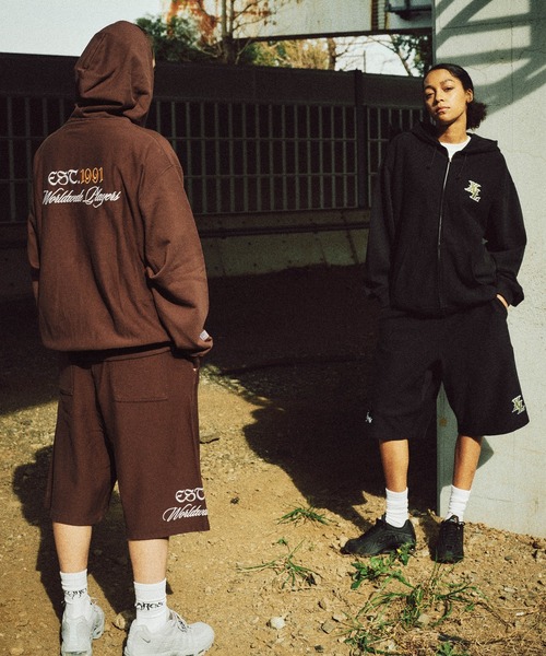 XLARGE（エクストララージ）の「XLARGE×Champion SWEAT SHORTS（スウェットパンツ・メンズ・アッシュ/ブラック/パープル/ブラウン・XL/L/M/S）」の12枚目の写真