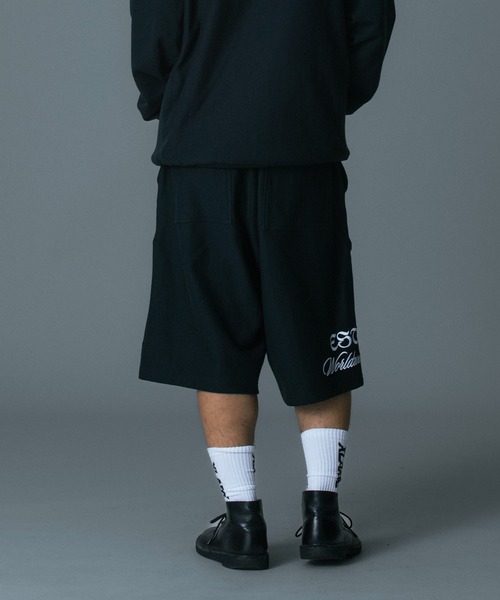 XLARGE（エクストララージ）の「XLARGE×Champion SWEAT SHORTS（スウェットパンツ・メンズ・アッシュ/ブラック/パープル/ブラウン・XL/L/M/S）」の8枚目の写真