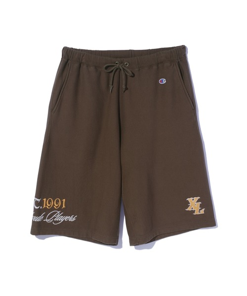 XLARGE（エクストララージ）の「XLARGE×Champion SWEAT SHORTS（スウェットパンツ・メンズ・アッシュ/ブラック/パープル/ブラウン・XL/L/M/S）」の19枚目の写真