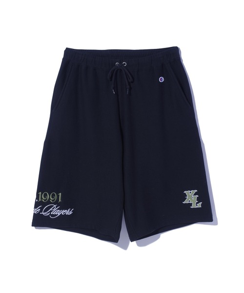 XLARGE（エクストララージ）の「XLARGE×Champion SWEAT SHORTS（スウェットパンツ・メンズ・アッシュ/ブラック/パープル/ブラウン・XL/L/M/S）」の21枚目の写真