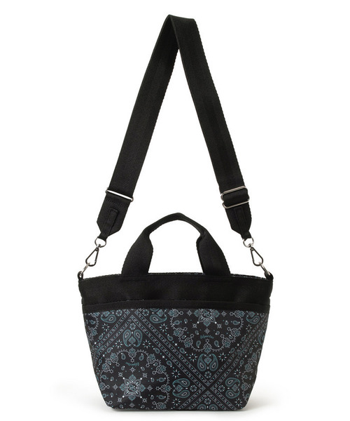 LeSportsac(レスポートサック)の「SMALL BUCKET TOTE ステレートバンダナ(トートバッグ・レディース・グレー・FREE)」の7枚目の写真