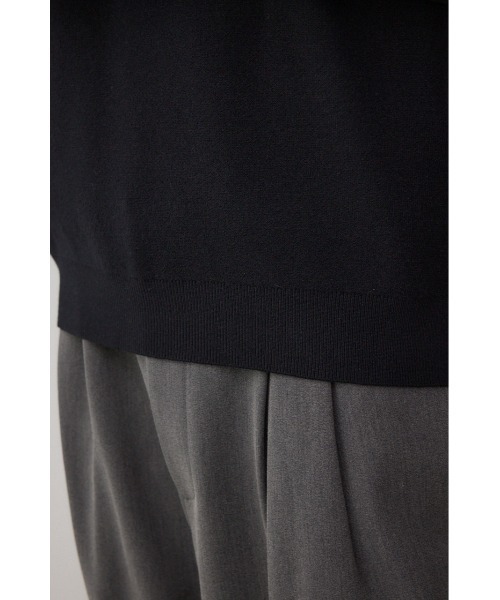 AZUL by moussy(アズールバイマウジー)の「フロントロゴニットトップス(ニット/セーター・メンズ・ブラック/ライトベージュ/グレー/ピンク・SMALL/MEDIUM/LARGE)」の15枚目の写真
