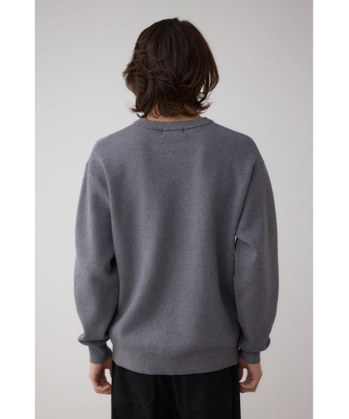 AZUL by moussy(アズールバイマウジー)の「フロントロゴニットトップス(ニット/セーター・メンズ・ブラック/ライトベージュ/グレー/ピンク・SMALL/MEDIUM/LARGE)」の22枚目の写真