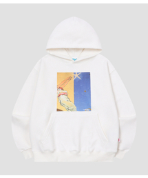 CEC GALLERY STAR GRAPHIC HOODIE(WHITE)