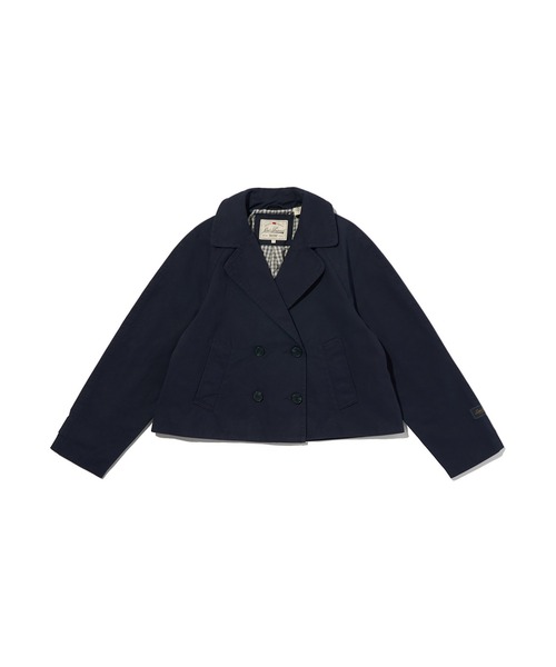 Levi's（リーバイス）の「Levi's/リーバイス ブリ― クロップド スウィング トレンチ（トレンチコート・レディース・ブルー・M/S/XS）」の2枚目の写真