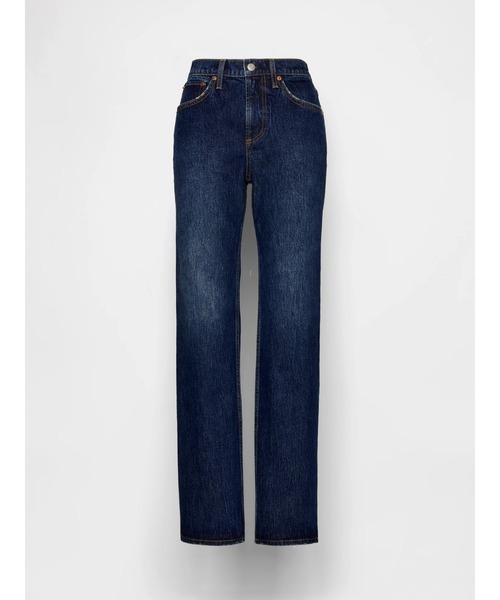 GAP(ギャップ)の「ミッドライズ リラックスフィット ストレートデニム(デニムパンツ・レディース・インディゴブルー・27/26/23/24/25/28/29/30)」の5枚目の写真
