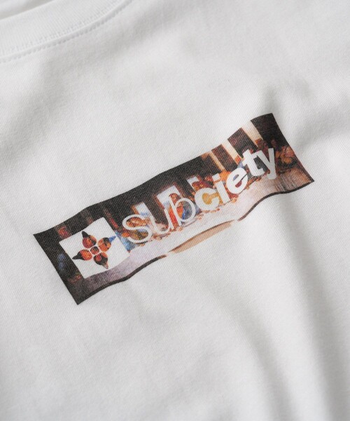 Subciety(サブサエティ)の「Last supper box tee(Tシャツ/カットソー・メンズ・ブラック/グレイッシュブルー/ホワイト・SMALL/MEDIUM/LARGE/X-LARGE/XX-LARGE)」の17枚目の写真