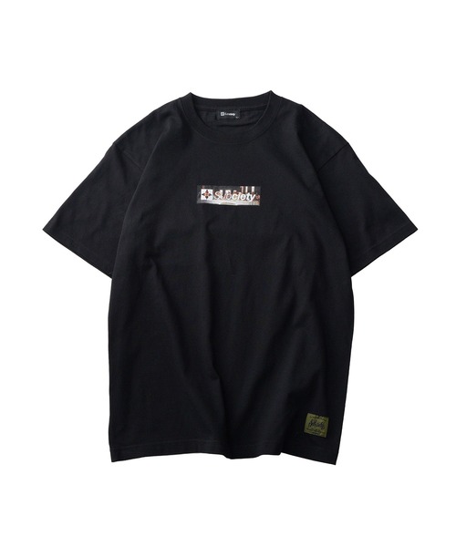 Subciety（サブサエティ）の「Last supper box tee（Tシャツ/カットソー・メンズ・ブラック/グレイッシュブルー/ホワイト・SMALL/MEDIUM/LARGE/X-LARGE/XX-LARGE）」の5枚目の写真