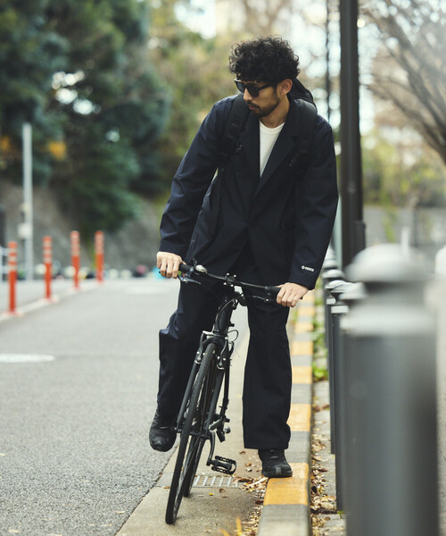 +phenix（プラスフェニックス）の「+phenix/プラスフェニックス 別注 GORE-TEX WINDSTOPPER PACKABLE SLACKS PANTS【セットアップ対応】/ゴアテックス ウインドストッパー パッカブル スラックス（その他パンツ・メンズ・チャコールグレー/ブラック/ネイビー・SMALL/MEDIUM/LARGE）」の4枚目の写真