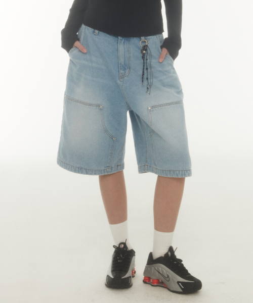Midnight Move(ミッドナイトムーブ)の「7 fl eb pants (blue)(デニムパンツ・レディース・その他・S/M)」の5枚目の写真