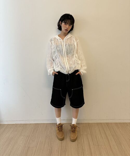 Midnight Move(ミッドナイトムーブ)の「7 fl eb pants (blue)(デニムパンツ・レディース・その他・S/M)」の13枚目の写真