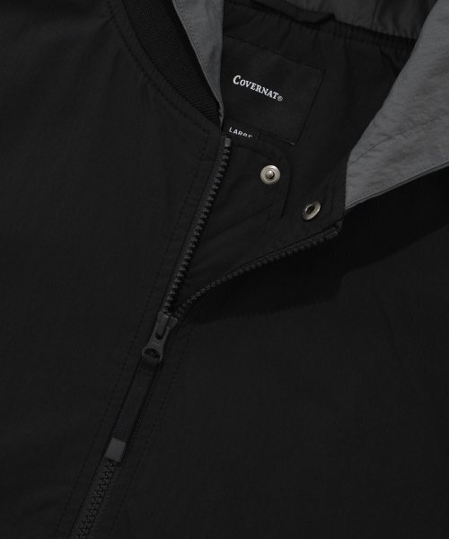 COVERNAT(カバーナット)の「フードパーカー レイヤードMA-1ジャケット ブラック(ブルゾン・レディース・その他・S/M/L/XL/XS/XXL)」の4枚目の写真