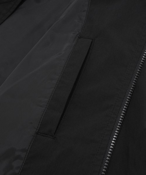 COVERNAT(カバーナット)の「フードパーカー レイヤードMA-1ジャケット ブラック(ブルゾン・レディース・その他・S/M/L/XL/XS/XXL)」の9枚目の写真