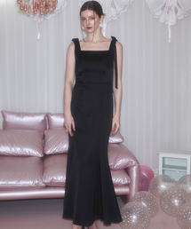 ROSEFRANTZ（ロゼフランツ）の「Ribbon Mermaid Long Dress [Black]（ワンピース）」