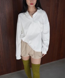 SANSeLF | 【SANSeLF】フロントボタンルーズシルエットトップス saw25a076(スウェット)