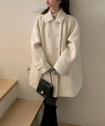 襟付きダブルブレストジャケット