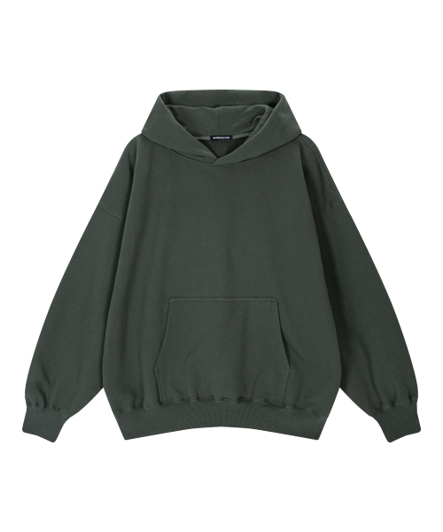 Oversize Heavy Crop Hoodie Sweatshirt [коричневый] — толстовка с капюшоном кардиган