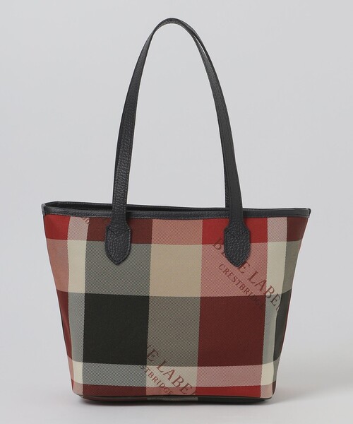 BLUE LABEL CRESTBRIDGE(ブルーレーベルクレストブリッジ)の「クレストブリッジチェックロゴプリントトート(トートバッグ・レディース・レッド/ベージュ系その他・FREE)」の5枚目の写真
