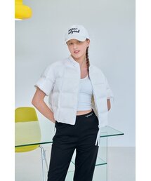 PLAYBOO（プレイブー）の「DUCK DOWN SHORT SLEEVE JACKET_Ivory（ダウンジャケット/コート）」