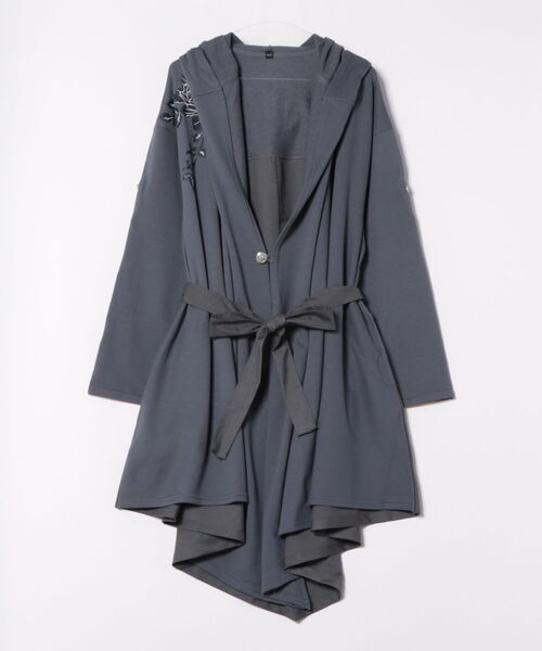 チャイハネ（チャイハネ）の「【チャイハネ】ブラーケ変形MEN'Sカーディガン（カーディガン/ボレロ・メンズ・ブルー/ベージュ/グリーン・FREE）」の3枚目の写真