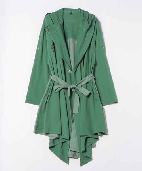 チャイハネ（チャイハネ）の「【チャイハネ】ブラーケ変形MEN'Sカーディガン（カーディガン/ボレロ・メンズ・ブルー/ベージュ/グリーン・FREE）」の2枚目の写真