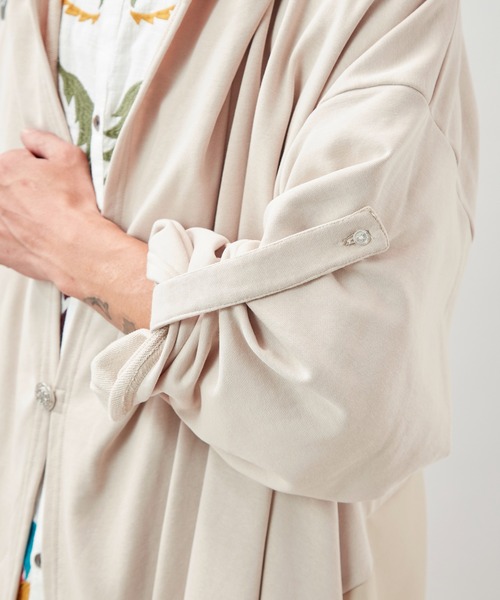 チャイハネ（チャイハネ）の「【チャイハネ】ブラーケ変形MEN'Sカーディガン（カーディガン/ボレロ・メンズ・ブルー/ベージュ/グリーン・FREE）」の9枚目の写真