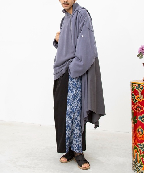 チャイハネ（チャイハネ）の「【チャイハネ】ブラーケ変形MEN'Sカーディガン（カーディガン/ボレロ・メンズ・ブルー/ベージュ/グリーン・FREE）」の12枚目の写真