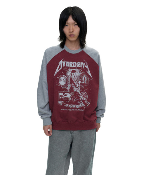 DEFYCLUBROBBERS（ディファイクラブロバース）の「Overdrive reglan sweatshirt (2color)（スウェット・レディース・バーガンディー/ネイビー・MEDIUM/LARGE）」の3枚目の写真