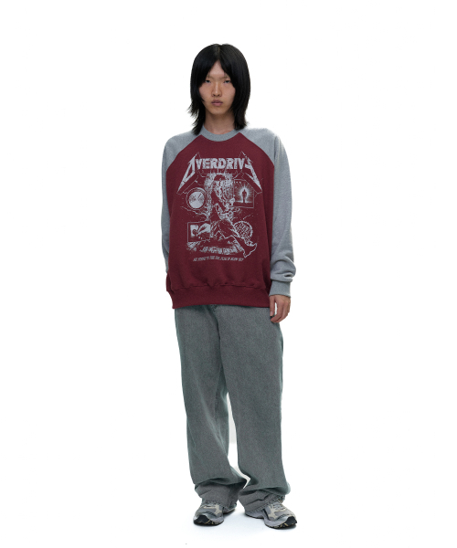 DEFYCLUBROBBERS（ディファイクラブロバース）の「Overdrive reglan sweatshirt (2color)（スウェット・レディース・バーガンディー/ネイビー・MEDIUM/LARGE）」の5枚目の写真