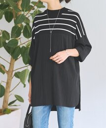 BEARDSLEY | ボーダーニットブラウス(ニット/セーター)