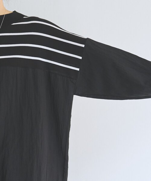 BEARDSLEY（ビアズリー）の「ボーダーニットブラウス（ニット/セーター・レディース・ブラック・FREE）」の12枚目の写真