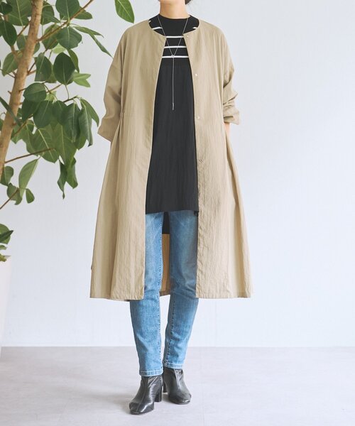 BEARDSLEY（ビアズリー）の「ボーダーニットブラウス（ニット/セーター・レディース・ブラック・FREE）」の14枚目の写真